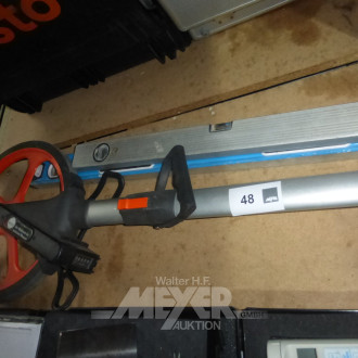 2 Wasserwaagen und 1 Lauf-Messrad