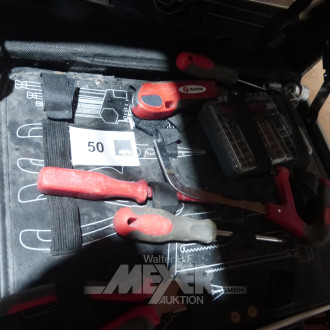 Werkzeugkoffer, unvollständig