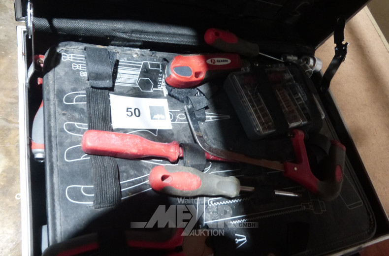 Werkzeugkoffer, unvollständig