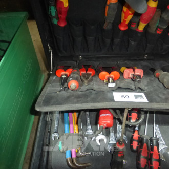 WÜRTH-Werkzeugkoffer mit Inhalt: Hand- und Montagewerkzeug