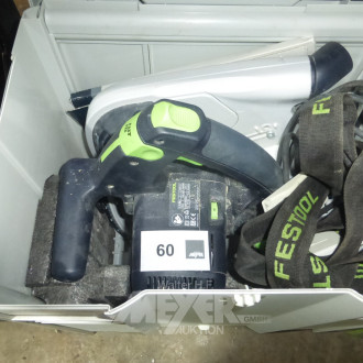 Tauchkreissäge mit Sägeschiene Typ: TS 75 EBQ+, im Systainer