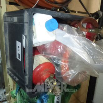 Kunststoffsatte mit Inhalt: 1 Posten Weichlötgeräte mit Zubehör