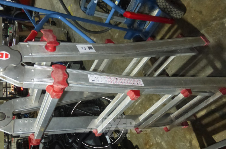 Alu-Profi-Teleskopleiter, 4 x 4 Sprossen