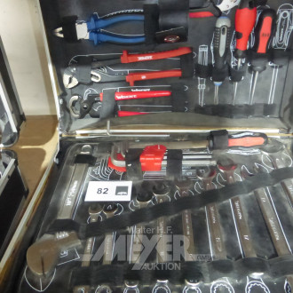 Werkzeugkoffer mit Inhalt: Hand- und Montagewerkzeug