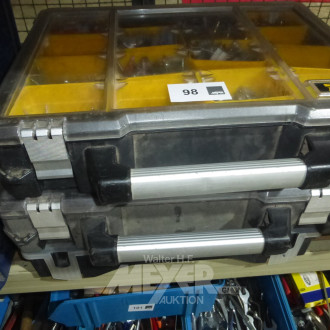 3 Sortimentkoffer STANLEY mit Inhalt: Verbindungstechnik
