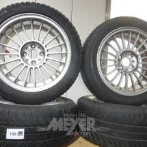 Los 189: Satz Alpina-Felgen 8Jx16 H2, e28, Nr. 3611125 u. 7Jx16H2, Nr. 3611125, 205x50 R16 und 225x45 ZR16