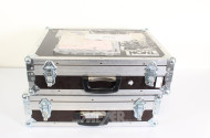 2 Flightcase-Koffer ohne Inhalt