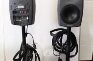 Paar aktive 2-Wege-Studiomonitore/Lautsprecher