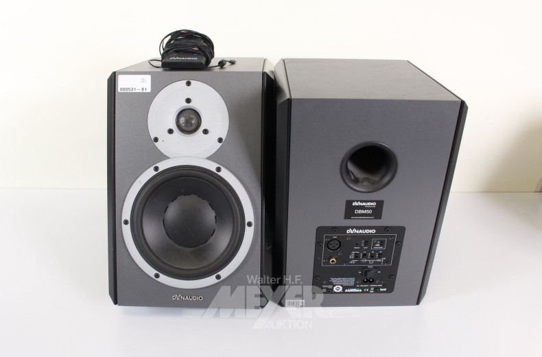 Paar Desktop-Monitor/Studio-Lautsprecher, abgewinkelt