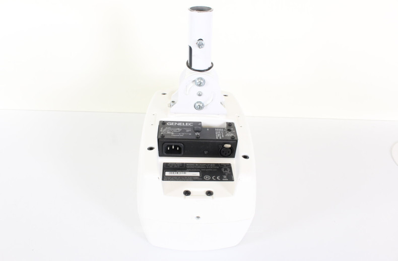 4 aktiv Studiomonitore/Lautsprecherboxen, weiß