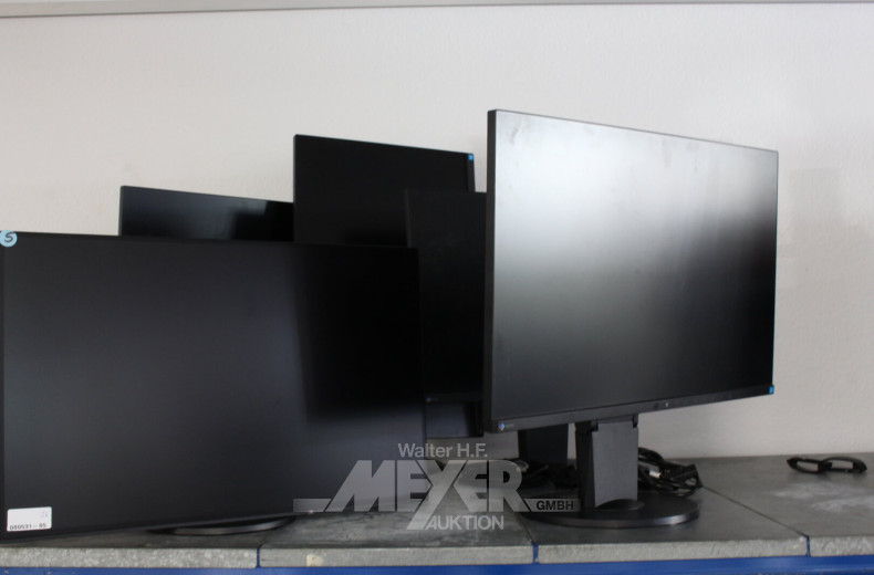 5 LCD-Monitore, 24 Zoll