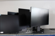 5 LCD-Monitore, 24 Zoll