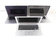 5 MacBooks, versch. Modelle und Baujahre