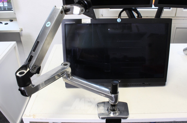 Professional Video-Monitor mit Doppel-Tischhalterung