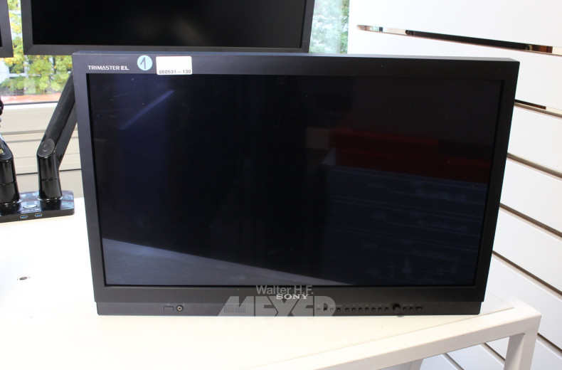 Professional Video-Monitor mit Wandhalterung unvollständig