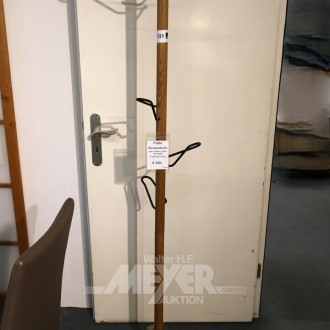 Standgarderobe, schwarz