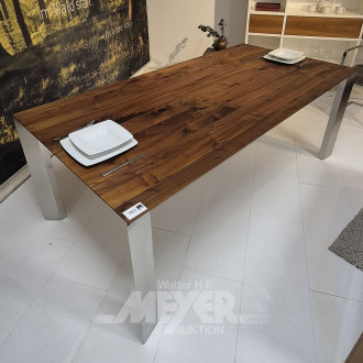 Esstisch, mit 2 Klappeinlagen zu je 50 cm