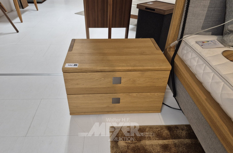 2 Nachtkästchen mit jew. 2 Laden