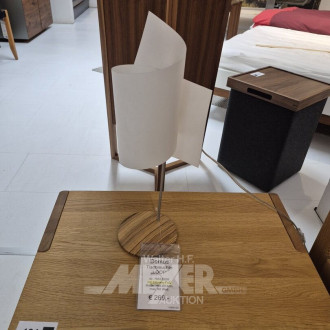 Tischleuchte mit Zebrano Fuß