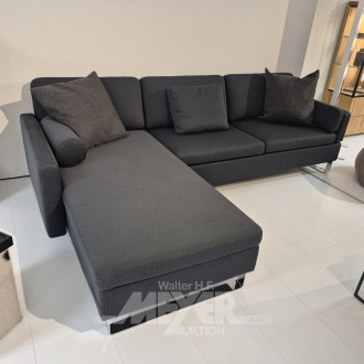 Ecksofa mit integrierten Kopfstützen