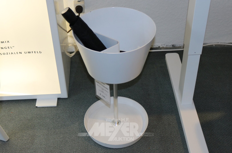 Schirmständer, Weiß