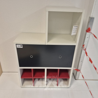 Regal, Ausf. in Lack weiß