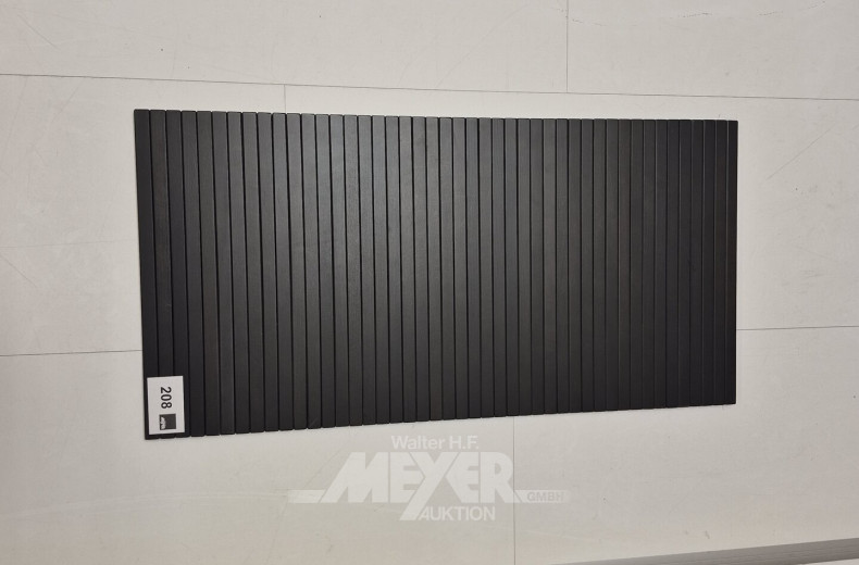 Lamellenauflage in Buche, wengefarbig gebeizt