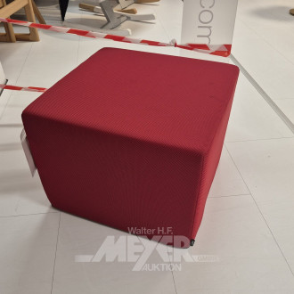 Tabouret in der Farbe 'Barbados cherry'