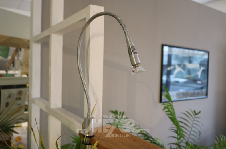 klemmbare Niedervoltleuchte mit Berührungsdimmer