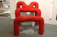 Designer-Sessel, Rot