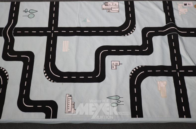 Matzratze mit Bezug 'Spielstraße'