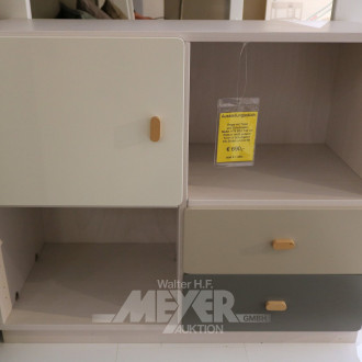 Kl. Regal mit Türen u. Schubladen