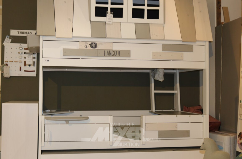 Abenteuerbett 'Hangout' mit Rollboden und Zubehör