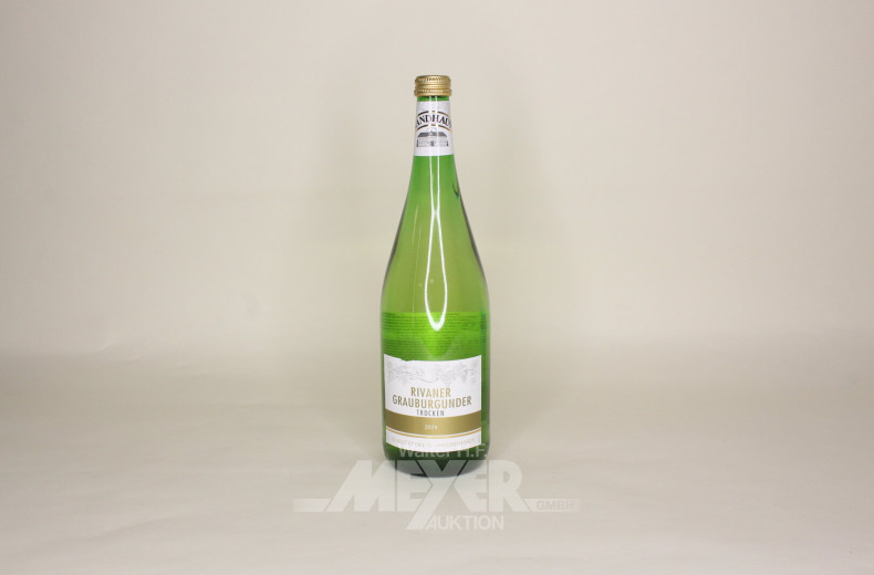 6 Flaschen Weißwein 'Rivaner Grauburgunder' 2024, trocken