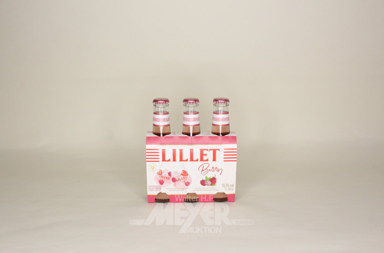 31 Sets zu 3 Flaschen Mixgetränk 'Lillet Berry', jew. 200ml