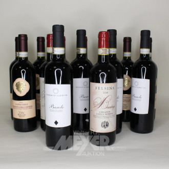 Posten versch. Rotweine