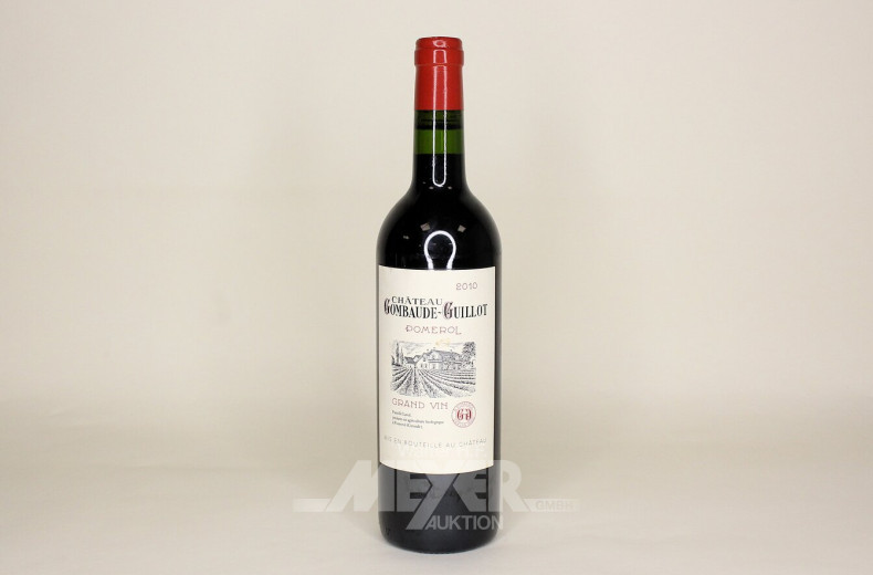 6 Flaschen Rotwein Pomerol 2010