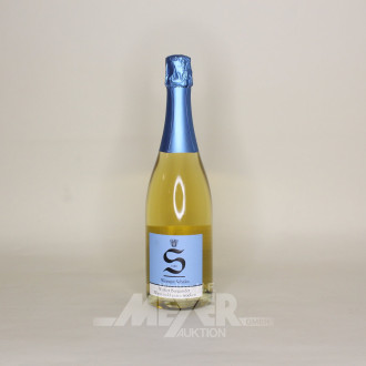 66 Flaschen Winzersekt Weißer Burgunder, extra-trocken