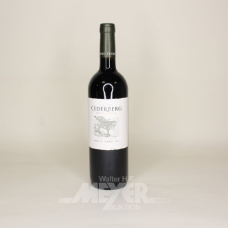 6 Flaschen Rotwein Merlot u. Shiraz 2018/19, trocken