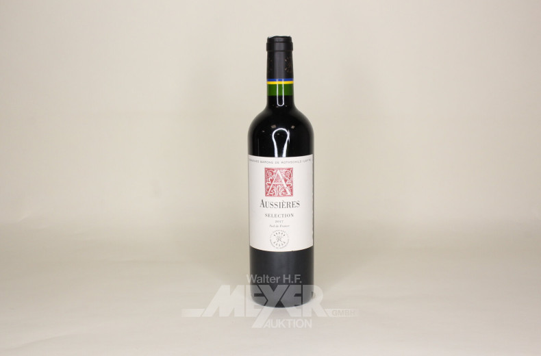 16 Flaschen Rotwein 'Aussières Selection', versch. Jahrgänge