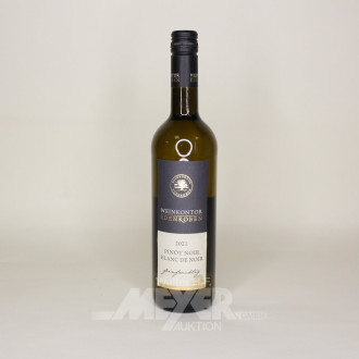 8 Flaschen Weißwein Pinot Noir-Blanc de Noir 2021