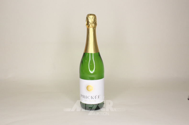 8 Flaschen Sekt 'PRICKÉE' trocken