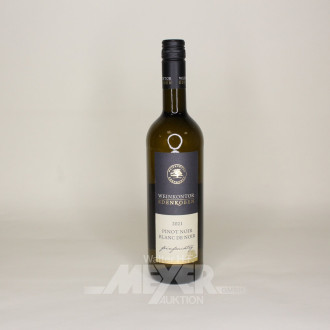 16 Flaschen Weißwein Pinot Noir-Blanc de Noir, u.a. 2021