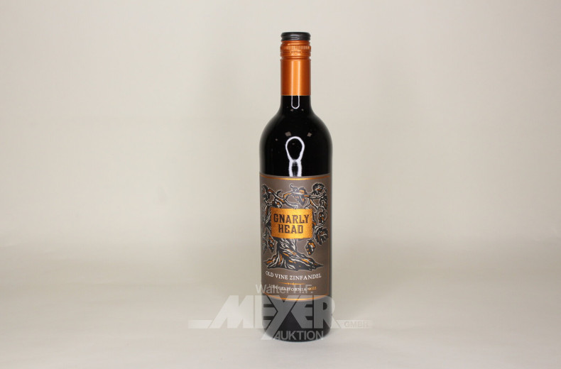 24 Flaschen Rotwein 'OLD VINE ZINFANDEL', u.a. Jg. 2022