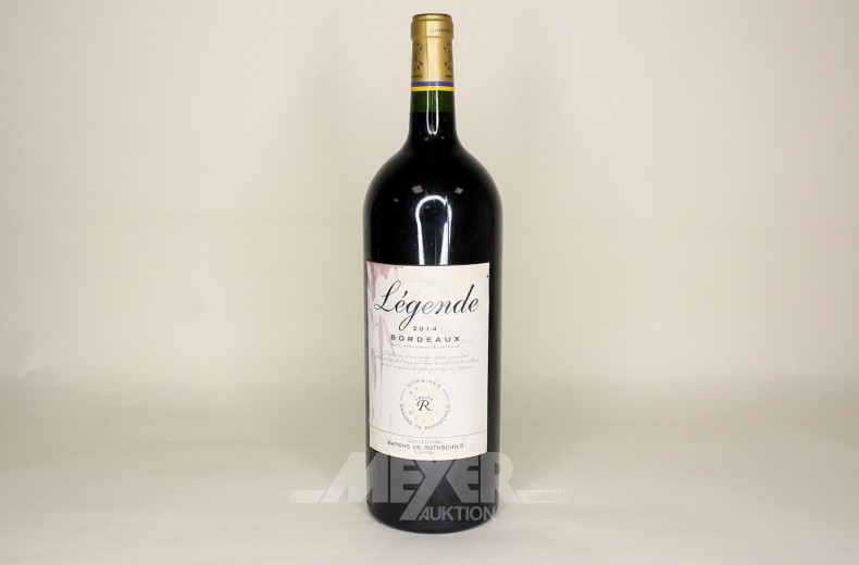 2 Magnumflaschen, best. aus: