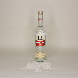 7 Flaschen Ouzo