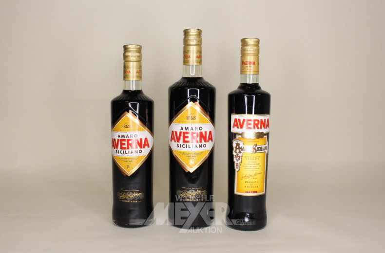 3 Flaschen Amaro Siciliano