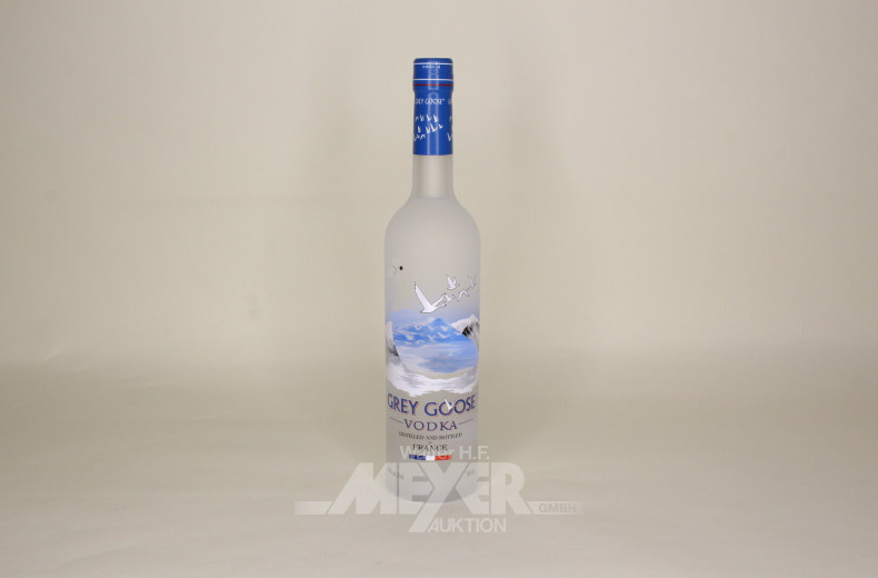 3 Flaschen Wodka 'Grey Goose'