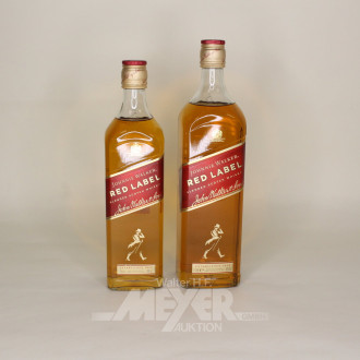 4 Flaschen Blended Scotch Whisky 'Red Label'