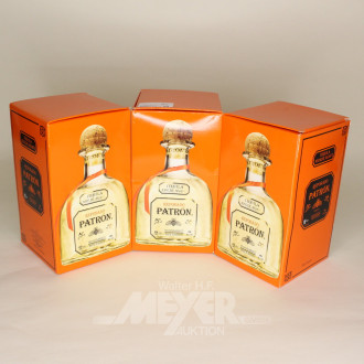 3 Flaschen Tequila 'Reposado', jew. originalverpackt